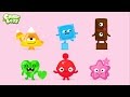 Candy shapes candybots  draw 6 basic shapes circle square rectangle  apps for kids