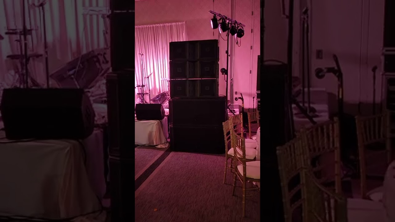 Live Concert Sound System Setup