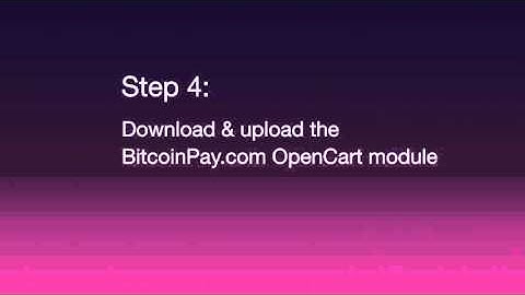 How to accept Bitcoin via OpenCart, Installation Guide