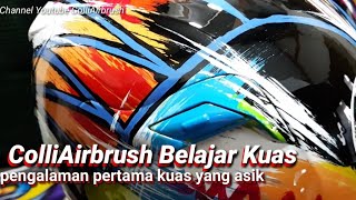 Percayakah jika ini Cuma Modal Kuas??terinspirasi dari helm rossi