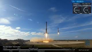 Falcon Heavy rocket.02.06.2018 Dont Panic) NASA vs SpaceX