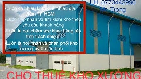 Kho xưởng cho thuê 3600m2 kho đẹp đầy đủ. Trường Thạnh Quận 9. Giá 240tr/ th