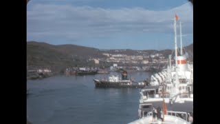 USSR 1960s: The ferry archive footage