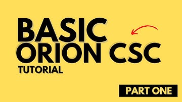 Basic Tutorial On Orion For Simple Structure _ Part 1