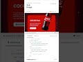 Satisfying Coca-Cola Website Animation ✨ Glowing Logo + Floating Bottle #frontend #programming