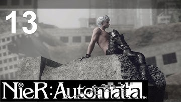 Nier: Automata - Casual Playthrough - Part 13 Weird Machines, Threat Disposal & Ending A