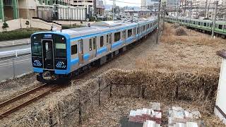 197.橋本－南橋本間を走行する相模線E131系と橋本駅に向かう横浜線E233系