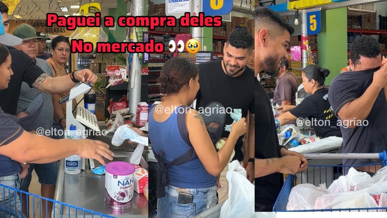 Pagando a Compra de Desconhecidos no mercado e isso aconteceu