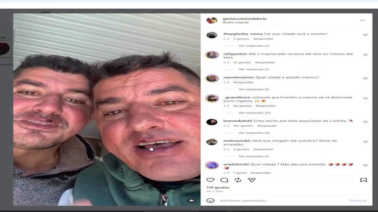 A Triste Situação dos Gêmeos Show de Bola