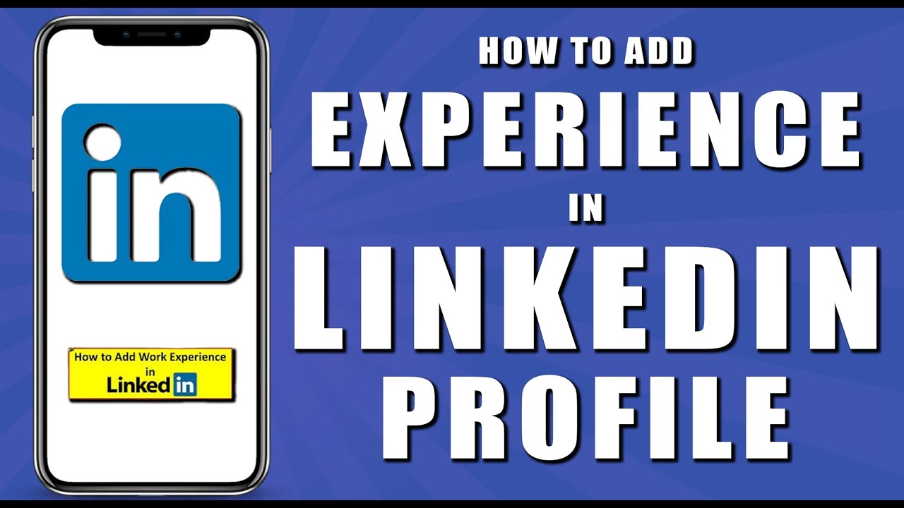 how to add experience in linkedin profile - YouTube