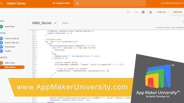 Getting User Spreadsheet Data into Google App Maker