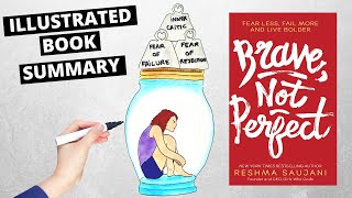 Brave Not Perfect by Reshma Saujani illustrated book summary Busy Mom Bookclub