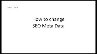 Celebrity How to add Meta Data Profile
