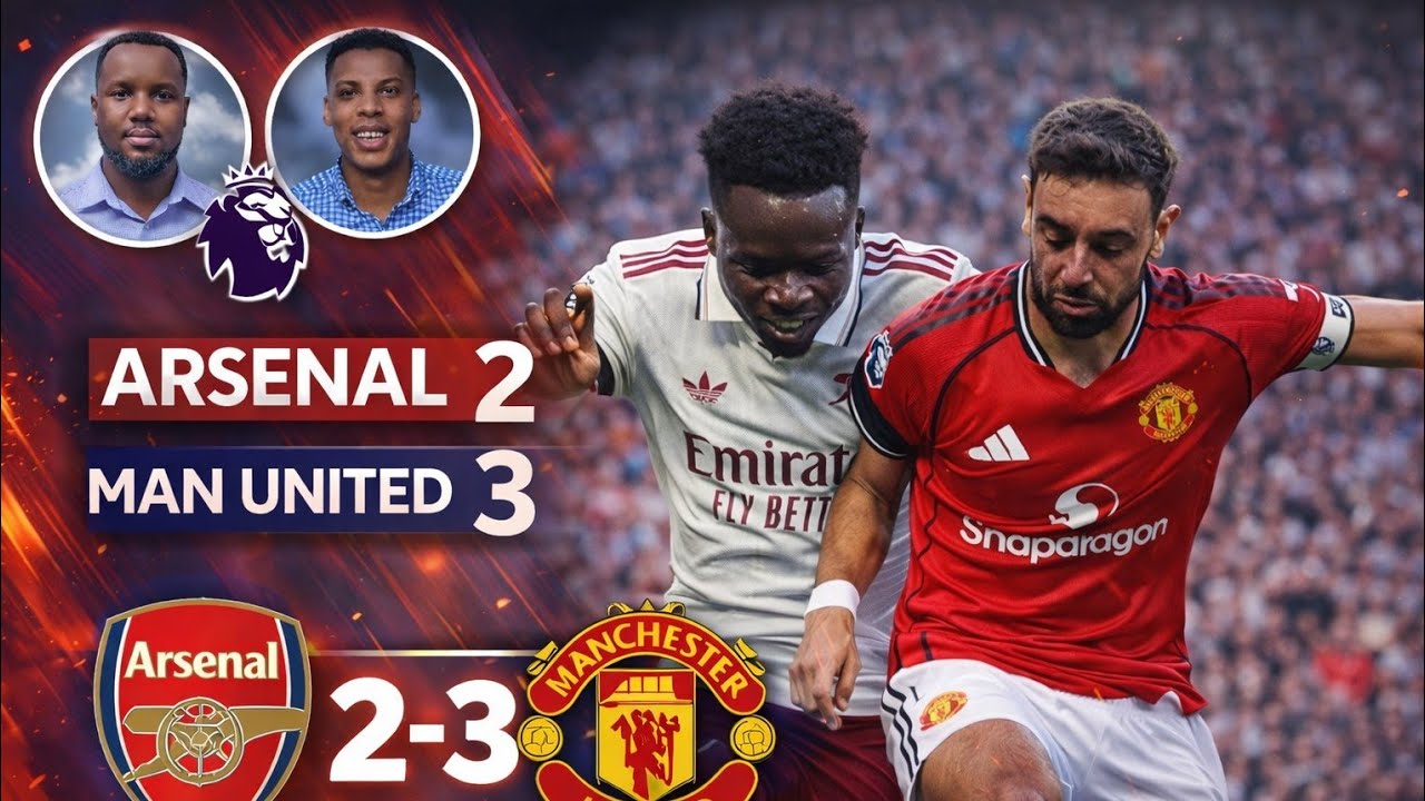 Manchester United 3-2 Arsenal: umva uko gicumbi&nasri Bogeje ibitego Byiza| 