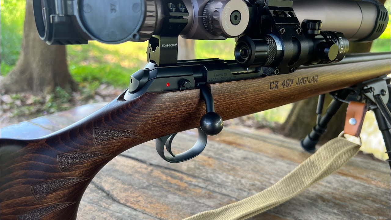 cz457 Jaguar .22 lr  Shooting