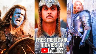 Top 10 FREE Medieval Movies on Youtube (With Links) !!