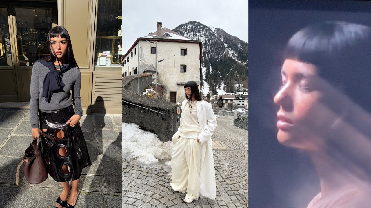 a spanish in paris & a few days modeling in St Moritz