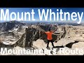 Mt Whitney 2019 Mountaineers Route