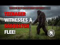 Teenager Witnesses A Sasquatch Flee!