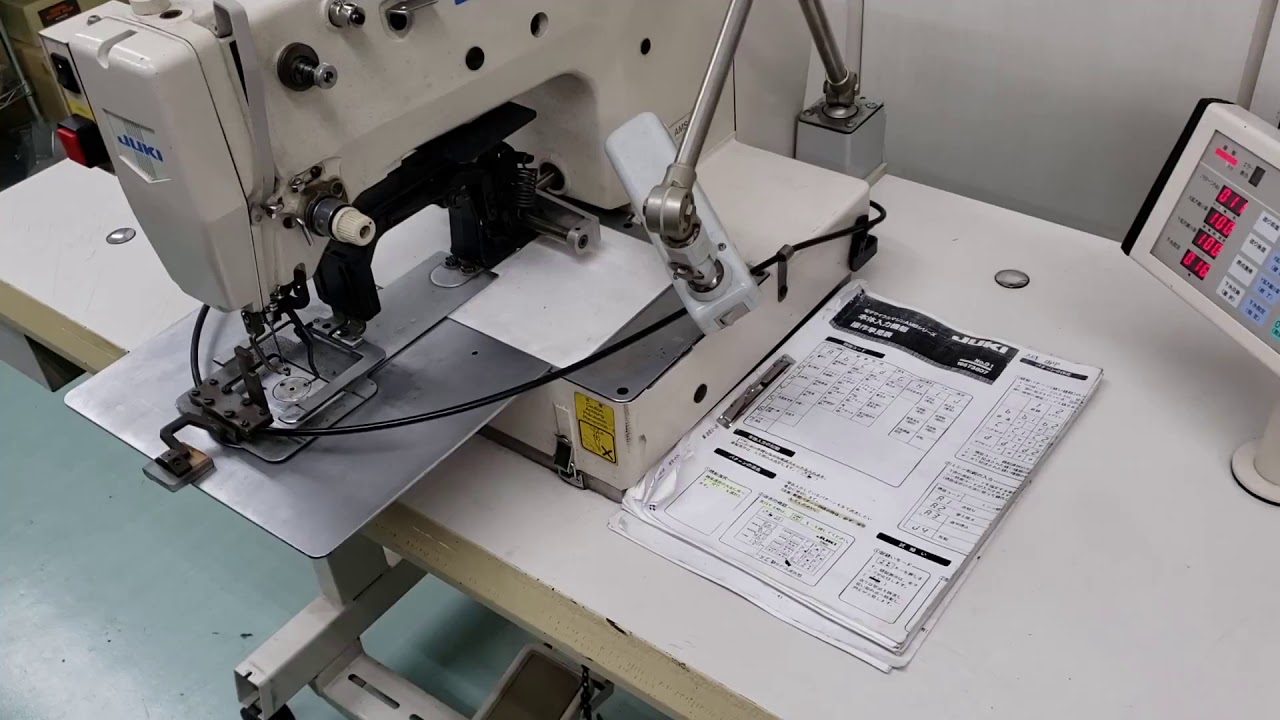 ジュウキ AMS-210B 電子カン止めミシン - YouTube