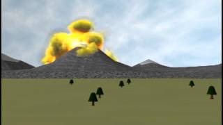 Volcanic Eruption Simulation
