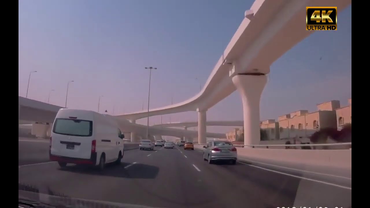 Amazing view of Qatar's Largest Interchange/Umm Lekhba.