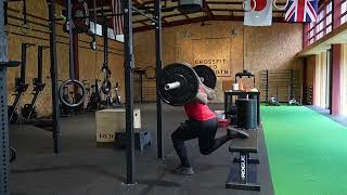Single Leg Squat barbell　シングルレッグスクワット（バーベル）