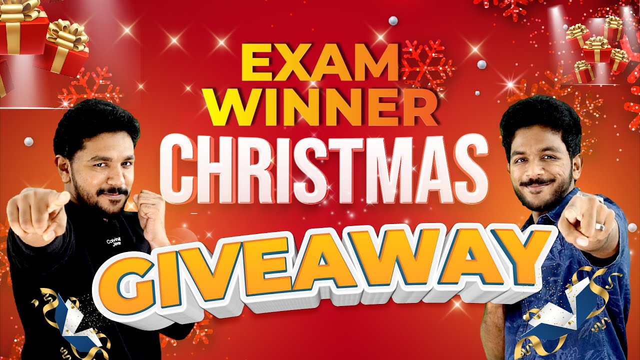 Exam Winner SSLC Christmas Giveaway Details in Description Exam