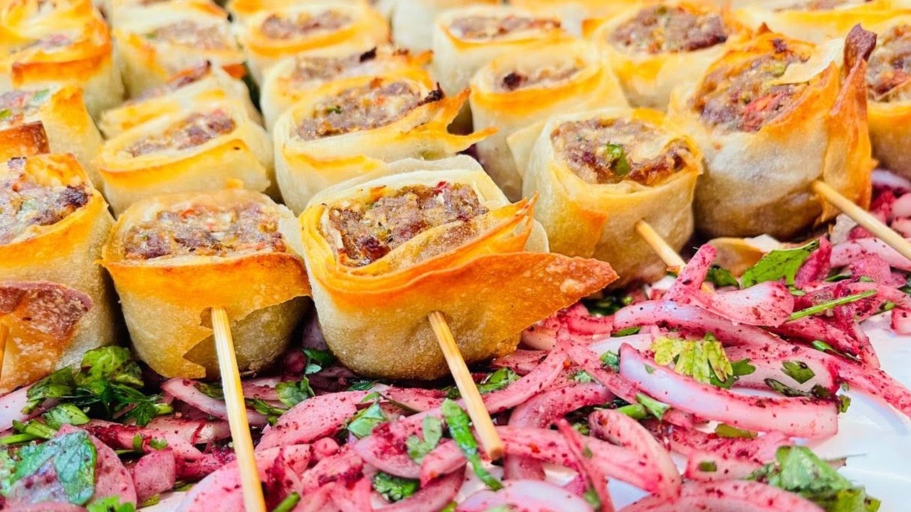 طريقة عمل رولات الكفتة | العزومة مع الشيف فاطمة أبو حاتي