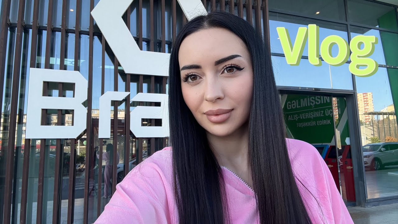 GƏLİNİMİZ BLOGER OLDU 😍 SUPERMARKET AlIŞ VERİŞ ✨ VLOG 🇦🇿 Ayka 14