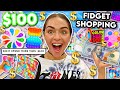 $100 FIDGET TOY SHOPPING CHALLENGE! 🤑😱