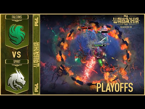 PLAYOFFS! SPIRIT vs FALCONS - HIGHLIGHTS - PGL Wallachia Season 3 | DOTA2