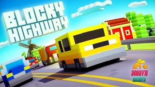 Blocky Highway: Traffic Racing - Hero MVP screenshot 5