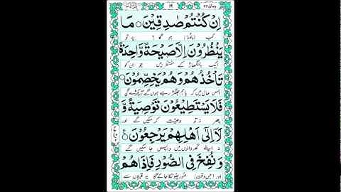 Surah Yasin (Full) ( Saad Al-Ghamidi )  سعد الغامدي - سورة يس