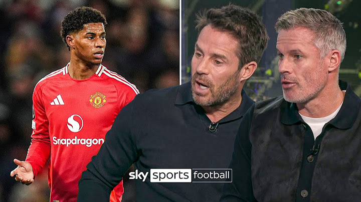 "He's not that good a player" | Carra & Redknapp discuss Rashford's situation at Man Utd