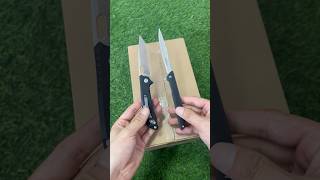 Classic EDC vs Ultra-Slim Damascus ✨ #edc #knifereview
