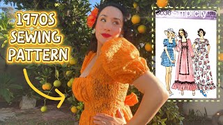 Bianka Bowman Made Me Wear 1970s Dress! Vintage Sewing Tutorial