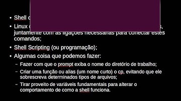 BASH SHELL SCRIPT - CAPÍTULO 01 - LINUX 01 - PARTE 1 DE 2