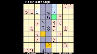 How to Solve Washington Times Sudoku Difficult  November 22, 2023