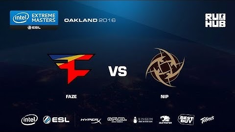 IEM Oakland - FaZe Clan vs NiP - map1 - de_nuke - [CrystalMay]