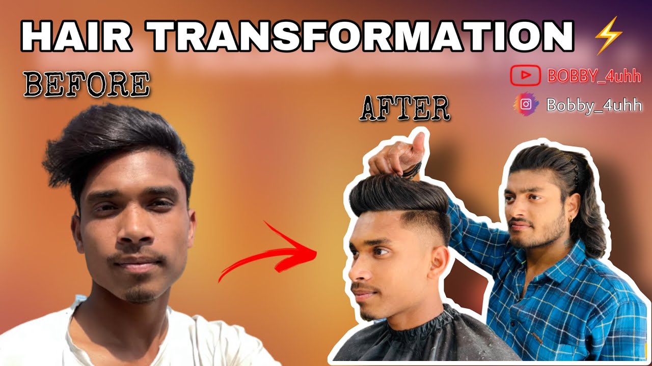 Hair Transformation 😳 | VLOG #1 |Bobby_4uuh🔥