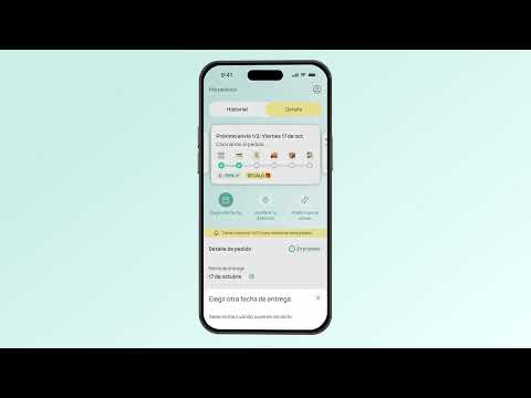 Cómo adelantar, posponer o modificar tu entrega desde tu cuenta
