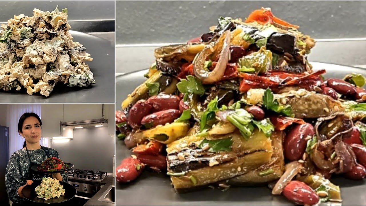 Աշխարհի ամենա֊արագ և համեղ աղցանները, որը կարելի ուտել և չգիրանալ! Сразу 2 #салат из баклажана