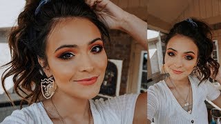 Peachy Spring Glam