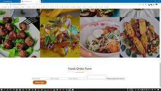 HTML5 CSS3 Responsive Website Complete Project - Part 3 : Order Form
