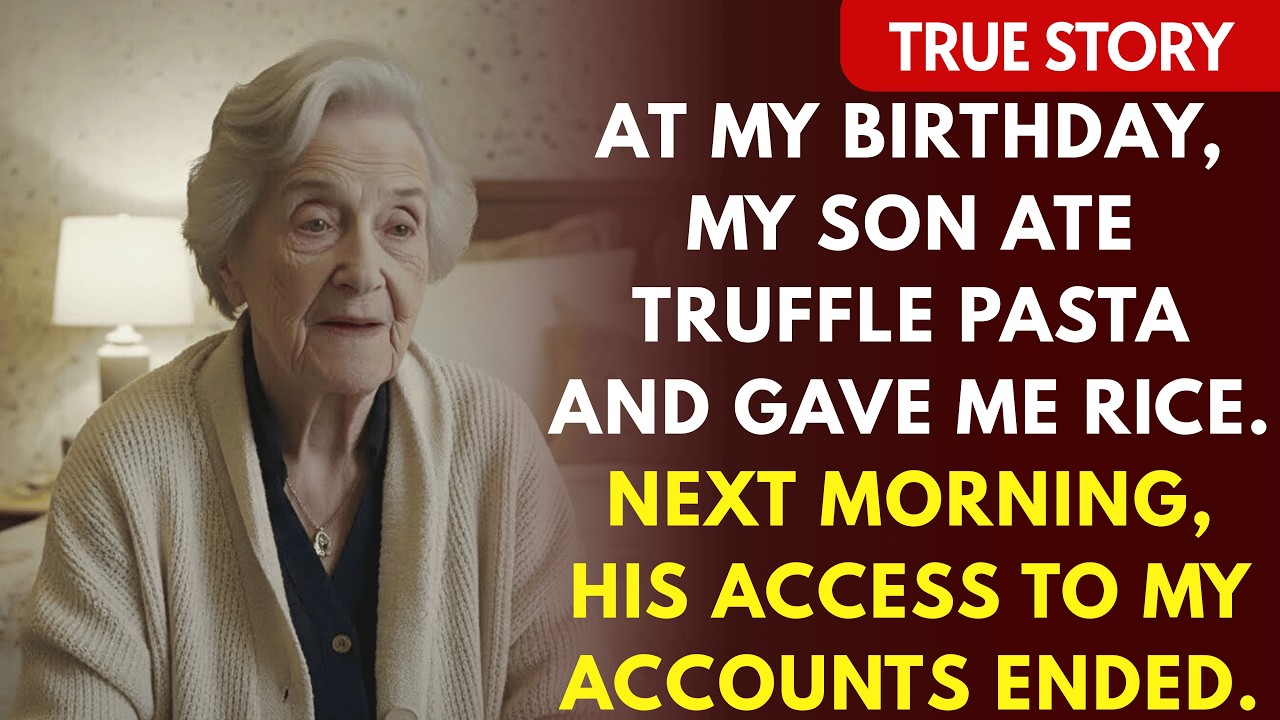 At My 70th Birthday, My Son Ate Truffle Pasta And Gave Me Plain Rice. Next Morning, I Revo...