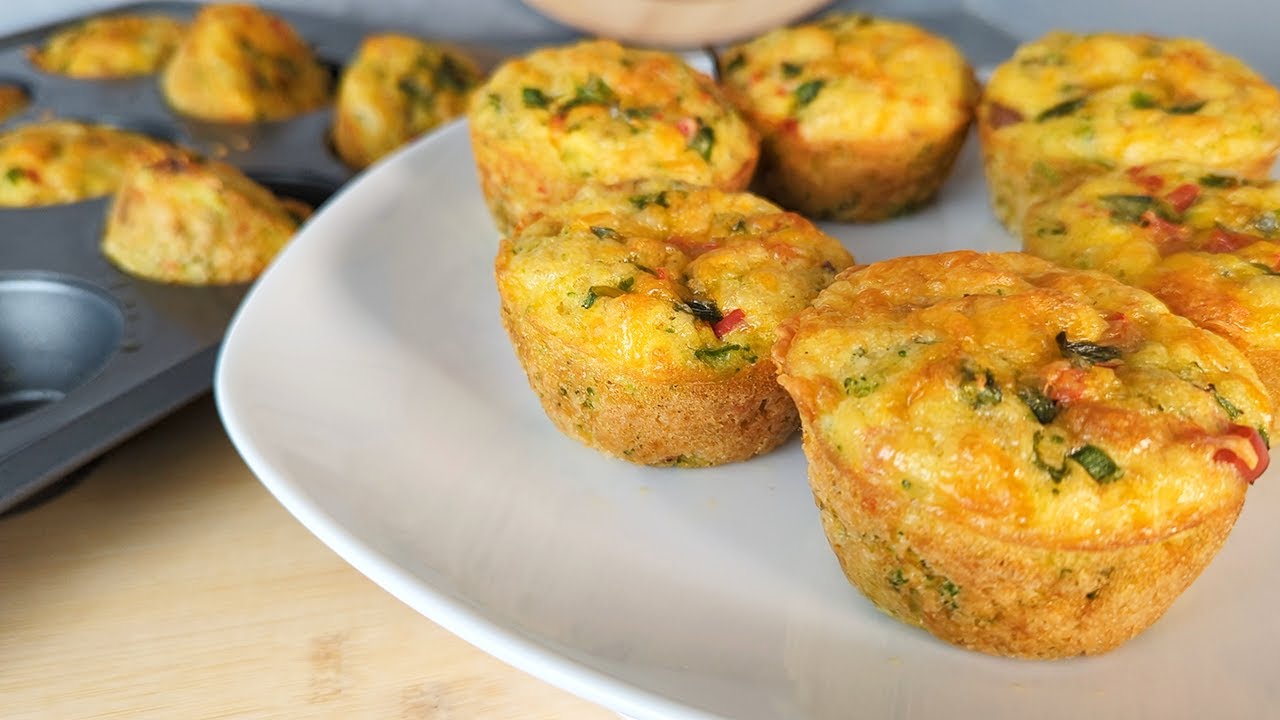 Muffins de Brócoli: Desayuno Perfecto Para Empezar el Dia