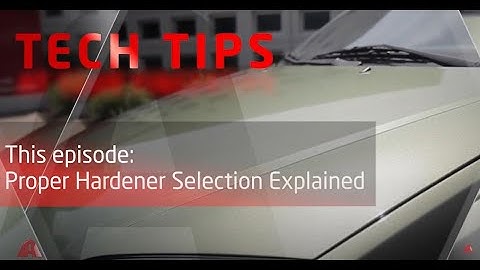 Tech Tip Ep. 25: Proper Hardener Selection