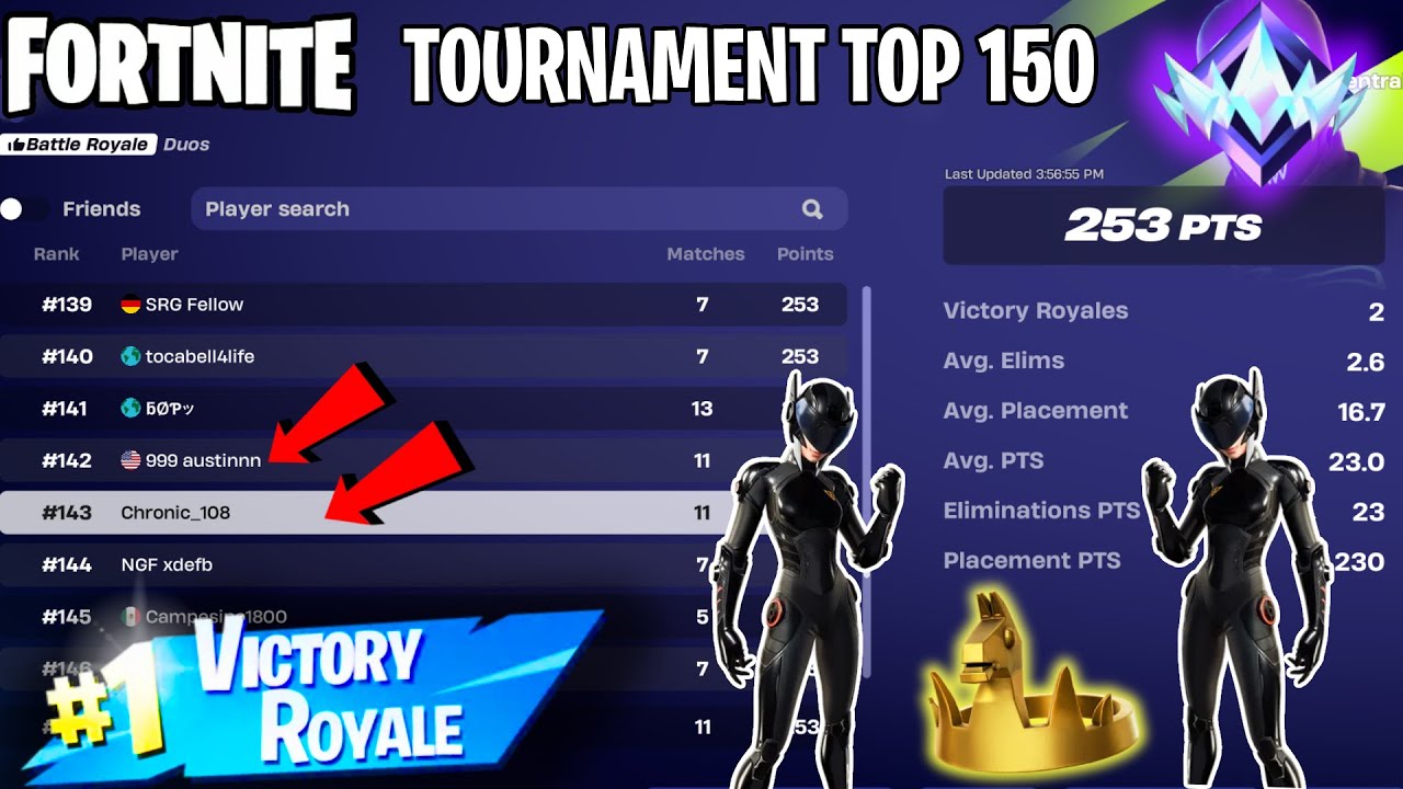 ME AND MY BROTHER GOT TOP 150 IN THIS FORTNITE TOURNAMENT