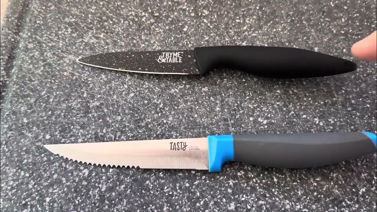 Thyme and Table Knife Vs Tasty Steak Knife 